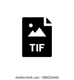 tif solid icon on the white backround