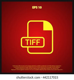 tiff file format icon