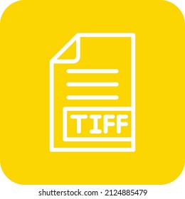 TIFF Vector Icon Design Illustration