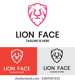 tigar face shield logo design	
