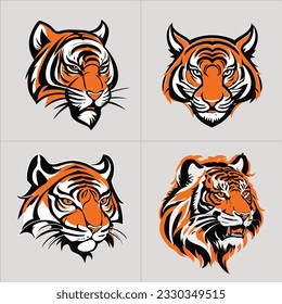 Tigar mascot logo Vector Design.eps