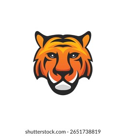 tiger abstract logo modern style