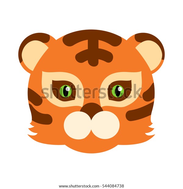 Download Tiger Animal Carnival Mask Vector Illustration Stock ...