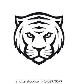 tiger animal logo vector face