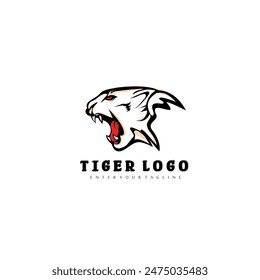 tiger animal logo tiger animal logo vector line art tiger logo design