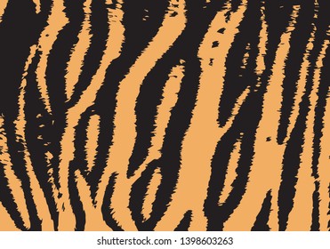 Tiger. Animalistic pattern. Animal skin. Africa. Abstract pattern for design