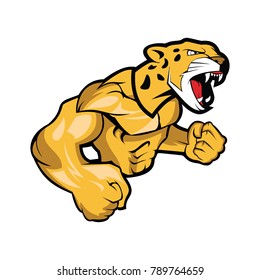 tiger art mascot