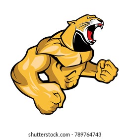 tiger art mascot