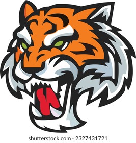 Tiger Art Vector, Tiger Design Vector