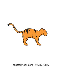 tiger baby  icon vector illustration design template