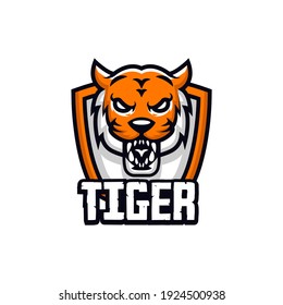 Tiger badge logo design template
