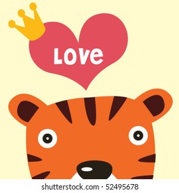 tiger with big love 6