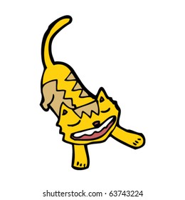 caricatura de tigre