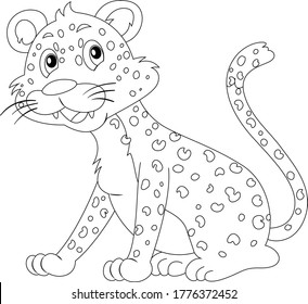 tiger cartoon character vector art and illustration