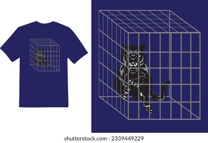 Tiger Case T-shirt Design, Panther 
