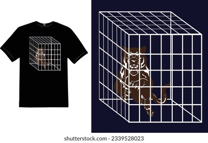 Tiger Case T-shirt Design, panther