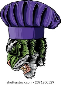 Tiger Chef Mascot Logo Design