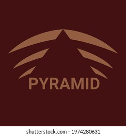 Tiger claw logo with negative space pyramid which is very luxurious and dynamic. 