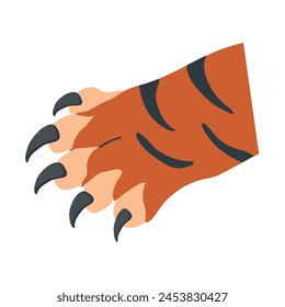 Tiger claws icon clipart avatar logotype isolated vector illustration