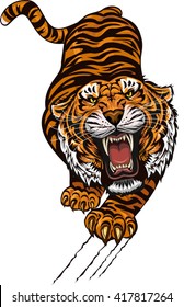 tiger color tattoo