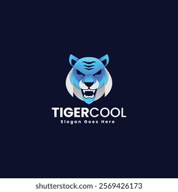 Tiger Cool Gradient Colorful Logo