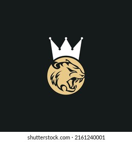 Tiger Crown Company Logo Vector