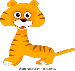 Tiger Cub Isolated vector