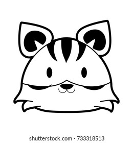 tiger cute animal cartoon icon image 