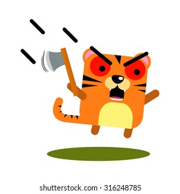 Tiger Cute Expression Vector Template 