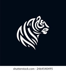 tiger design logo concept, vector