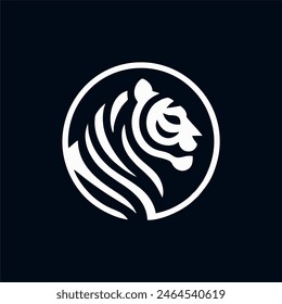 tiger design logo concept, vector