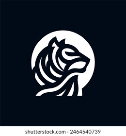 tiger design logo concept, vector