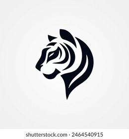 tiger design logo concept, vector