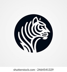 tiger design logo concept, vector