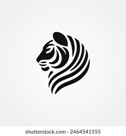 tiger design logo concept, vector