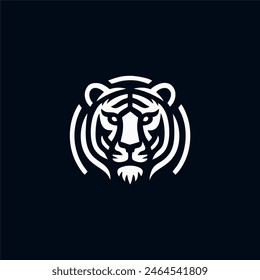 tiger design logo concept, vector