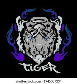 tiger design for sukajan is mean japan traditional cloth or t-shirt with digital hand drawn Embroidery Men T-shirts Summer Casual Short Sleeve Hip Hop T Shirt Streetwear logo