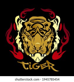 tiger design for sukajan is mean japan traditional cloth or t-shirt with digital hand drawn Embroidery Men T-shirts Summer Casual Short Sleeve Hip Hop T Shirt Streetwear logo