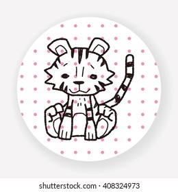 tiger doodle