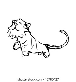 tiger drawing tiger drawing