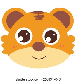 tiger drawing for the kids, painting of baby tiger, wildlife or wild animal, the sign of power and danger