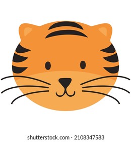tiger drawing for the kids, painting of baby tiger, wildlife or wild animal, the sign of power and danger
