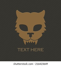 Tiger Emblem Vector. Template for Your Business.