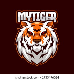 Tiger E-sports Mascot Logo Template