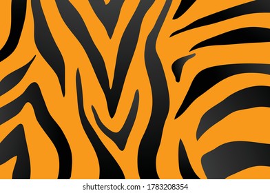 Tiger Exture Vektor Kunst und Illustration