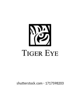 tiger eye logo. tribal tattoos. t-shirt design. cover .etc