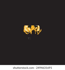 tiger face artwork yellow color art style graphic design illustration animal wild icon graphics art