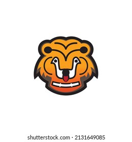 tiger face icon vector illustration design