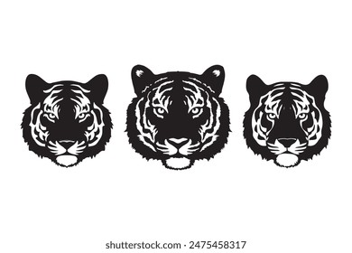 Tiger Face Icon Vector PNG EPS