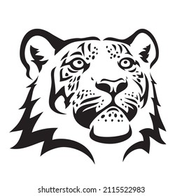 Tiger face illustration - Chinese New Year 2022 - Year of Tiger - vector illustration